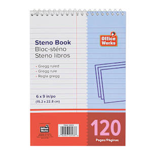 Bloc-sténo 120 pages