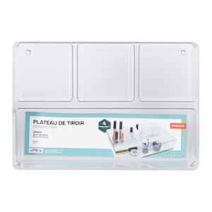 4-Compartments Drawer Tray