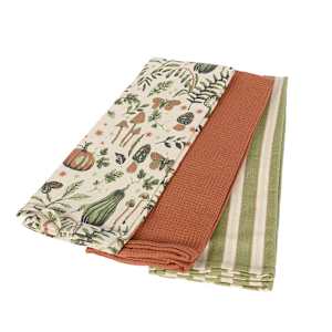 Ensemble de 3 linges à vaisselle forestiers 19 5/8 po x 27 1/2 po