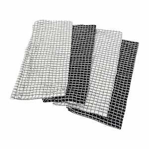 Ensemble de 4 linges de cuisine 11 3/4 po x 11 3/4 in.