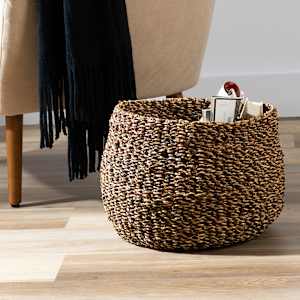 Panier de rangement en fibre naturelle 13 3/4 po VERTUO
