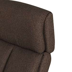 ASTELLA Maxim Swivelling and reclining Armchair with Footrest Brown