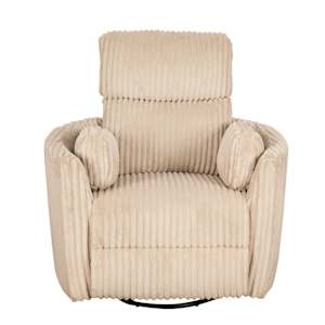 Fauteuil berçant et pivotant Huggy beige ASTELLA