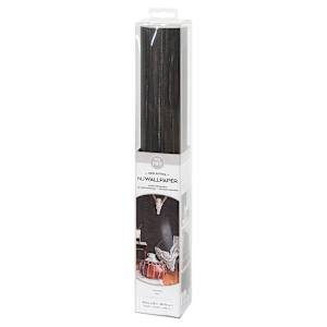 Peel & Stick Wallpaper Grasswaeve Black