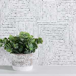 Papier peint Peler & Coller encre noire