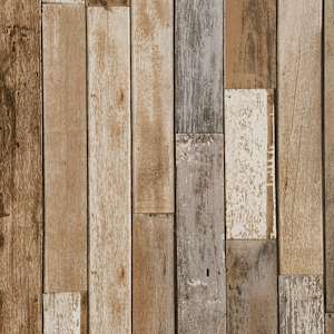 Peel & Stick Wallpaper Weathered Plank Barn