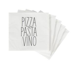 Pizza Pasta Vino Napkins Pkg/20