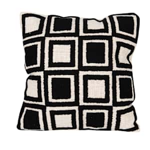 VERTUO Checkerboard Cushion 17 3/4 in. x 17 3/4 in.
