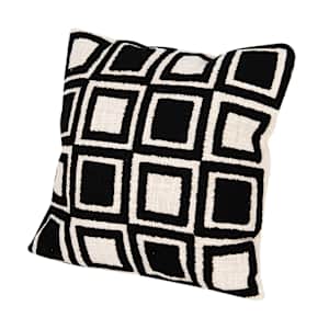 VERTUO Checkerboard Cushion 17 3/4 in. x 17 3/4 in.