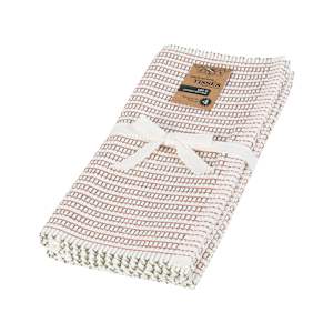 Napperons rectangulaires tissés beige orange et vert 13 po x 18 7/8 po Pqt/4