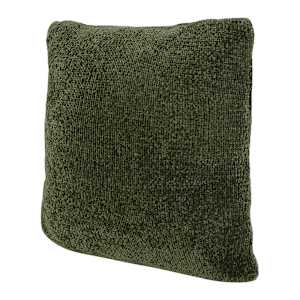 Coussin chenille vert  17 3/4 po x 17 3/4 po ASTELLA