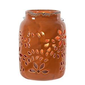 ASTELLA Decorative Lantern Orange 7 1/2 in.