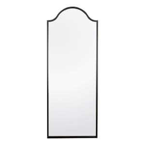 Overdale Mirror with Black Wood  Fibre Frame 24 in. x 62 in.