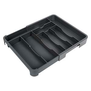 Casier de rangement extensible en plastique pour ustensiles PRATICO