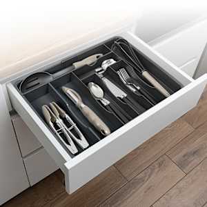 Casier de rangement extensible en plastique pour ustensiles PRATICO