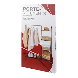 Porte-vêtements 39 3/8 po x 15 3/4 po x 59 po