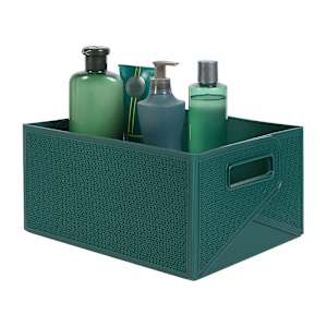 Foldable Storage Bin Green 11 L