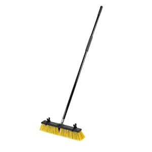 NEKTRA Industrial Push Broom 18 in.