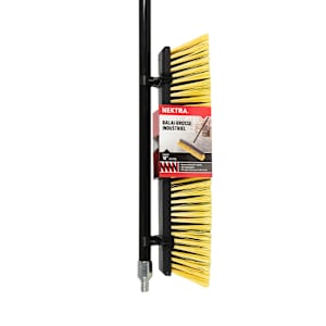 NEKTRA Industrial Push Broom 18 in.