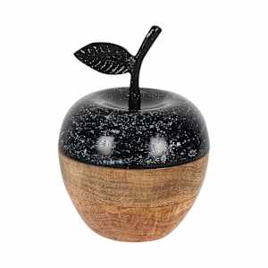 Pomme décorative avec feuille