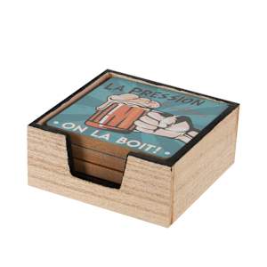 Ensemble de 4 sous-verres apéro