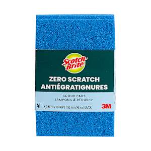 Non-Scratch Scour Pads Pkg/4