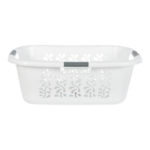Panier à linge en plastique blanc 44 L