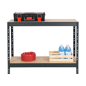 Étagère robuste 2 tablettes 47 po x 18 po x 35 po