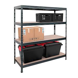 Étagère robuste 4 tablettes 59 po x 18 po x 71 po