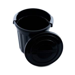 Poubelle tout usage noire 24 L MISTRAL