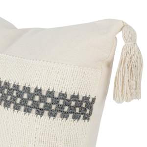 Coussin Hampton gris 17 3/4 po x 17 3/4 po ASTELLA