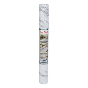 Revêtement pour tablettes Grip Prints Marble Grey 18 po x 4 pi