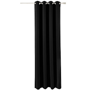 Rideaux coupe-lumière à œillets noir 54 po x 84 po Pqt/2 VERTUO
