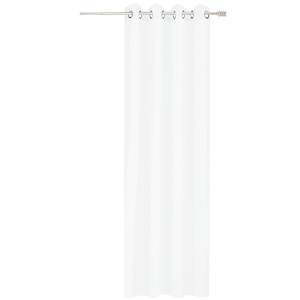 VERTUO Sheer Grommet Curtains White 54 in. x 96 in. Pkg/2