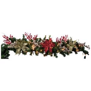 Guirlande de Noël de luxe 9 pi