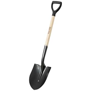 Pelle ronde en acier avec manche en bois 41 po NEKTRA
