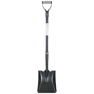 NEKTRA Square Steel Shovel with Fiberglass Handle 46 in.