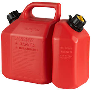 Bidon combiné essence et huile 6 L + 2,25 L