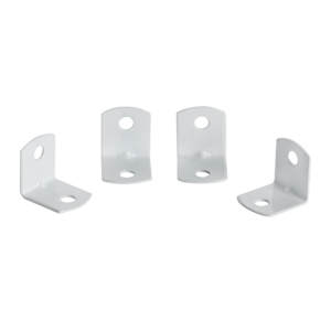 Équerres métalliques pour meubles 3/4 po Pqt/100