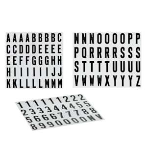 Adhesive Vinyl Letters and Numbers 1 in. (117-pack)