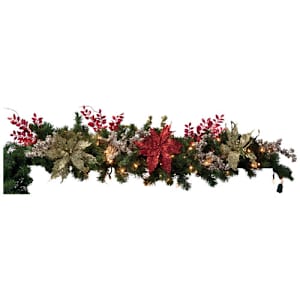 Fireplace Christmas Garland 9 ft.