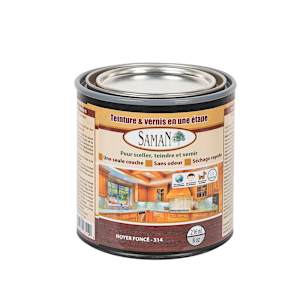 Dark Walnut Stain & Varnish 236 ml