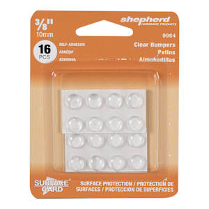 Surface Gard Vinyl Pads 3/8 in. Pkg/16