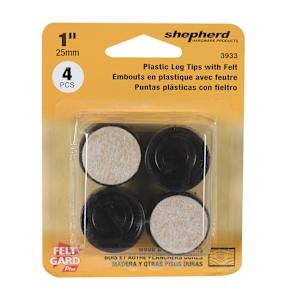 Plastic Leg Tips 1 in. Pkg/4