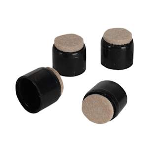 Plastic Leg Tips 1 1/4 in. Pkg/4