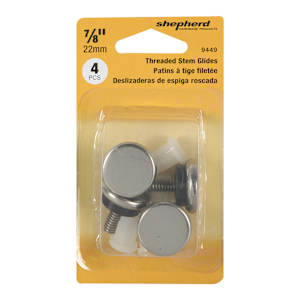 Metal Sliders 7/8 in. Pkg/4