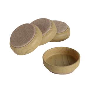 Felt Gard Non-Slip Cups 2 3/8 in. Pkg/4