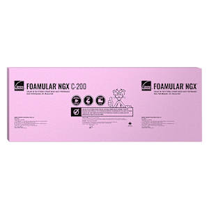 OWENS CORNING Foamular NGX C-200 Insulating Panel 1 1/2 in. x 2 ft. x 8 ft.