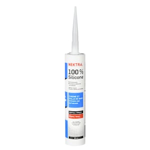 NEKTRA 100% Silicone SealantKitchen & Bathroom White