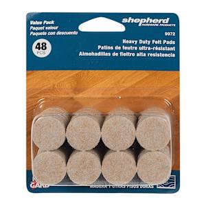 Felt Gard Felt Pads 1 in. Pkg/48